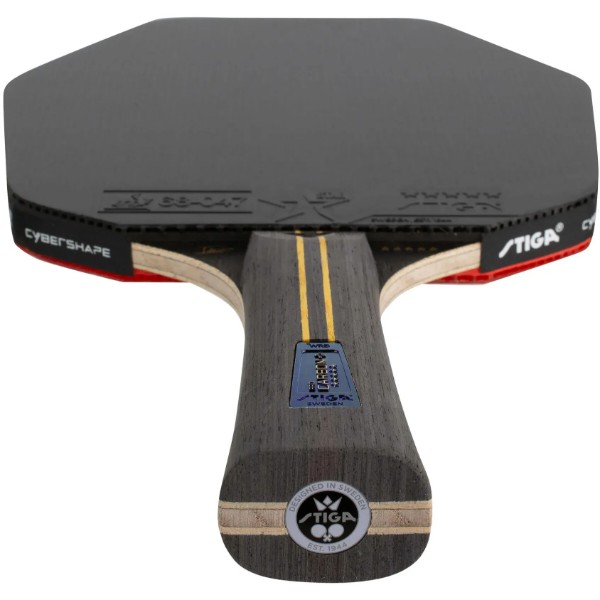 Фото - Ракетка для настільного тенісу Stiga Pro Carbon Plus Cybershape Truls Edition 5 Star FL (1215-1306-35)